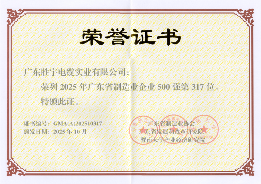 广东省制造业500强